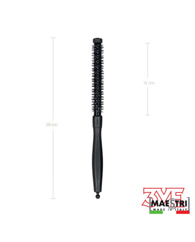 SPAZZOLA TERMICA CARBON DIAM. 13MM - MAESTRI