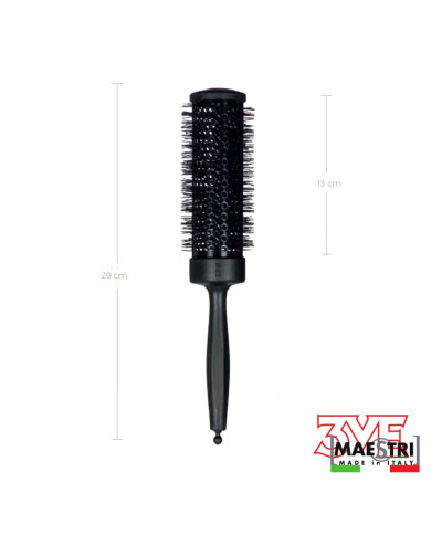 SPAZZOLA TERMICA CARBON DIAM.43MM - MAESTRI