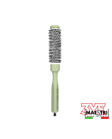 SPAZZOLA TERMIC CERAMIC 23,5 MM VERDE MAESTRI