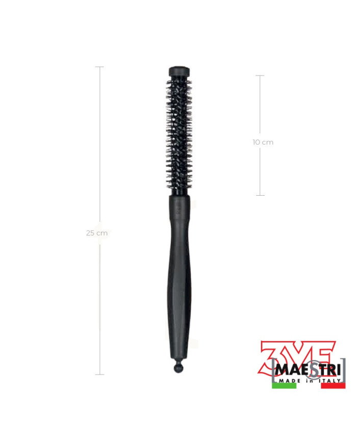SPAZZOLA TERMICA CARBON DIAM. 13MM - MAESTRI