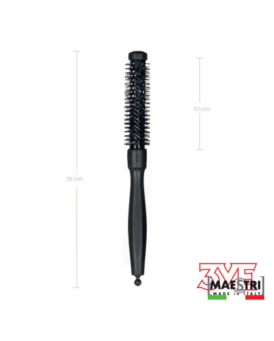 SPAZZOLA TERMICA CARBON DIAM. 23MM - MAESTRI