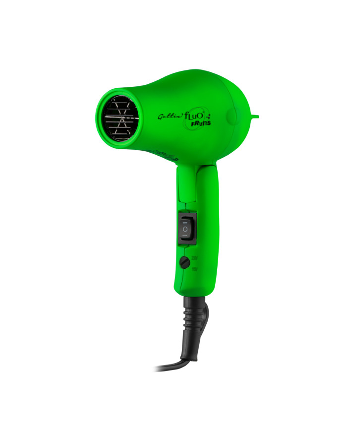 MINI ASCIUGACAPELLI DA VIAGGIO GETTIN FLUO GREEN