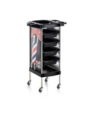 CARRELLO NEXT PORTA ATTREZZI BARBER POLE - XANITALIA