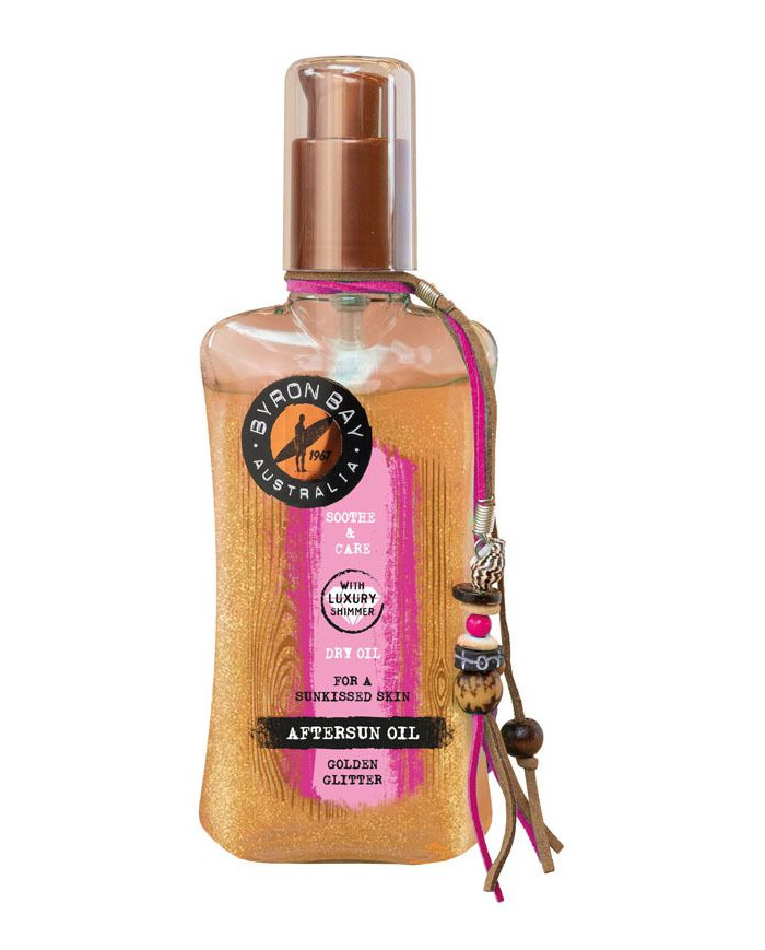 BYRON BAY AFTERSUN GLITTERED SHIMMER OIL 200 ML