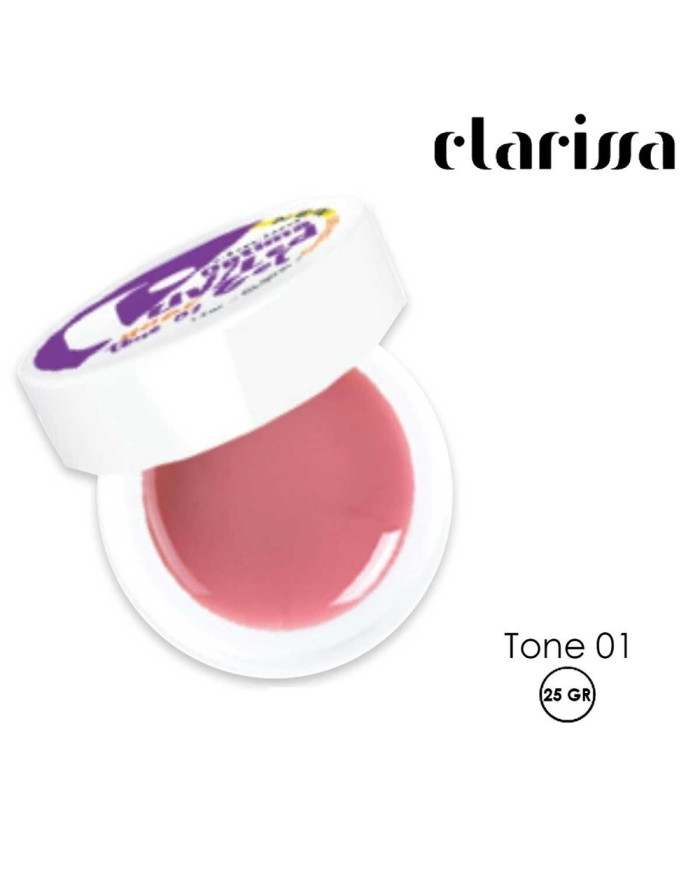 CLARISSA OPTIMA UV/LED GEL FIBRA VETRO NUDE 1 25GR