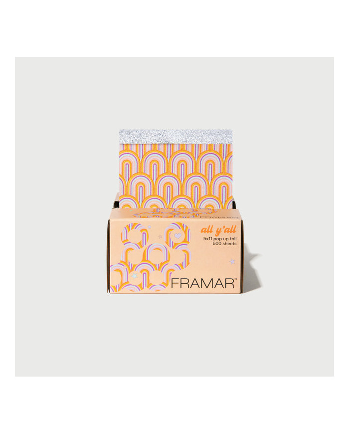 FRAMAR EMBOSSED ROLL MEDIUM ALL YALL ORANGE