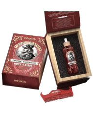IMMORTAL CAPITAINE BARBEROUSSE BEARD OIL 100 ML SET + BEARD COMB