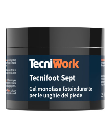 TECNIFOOT SEPT CLEAR 25 ML GEL UV TECNIWORK