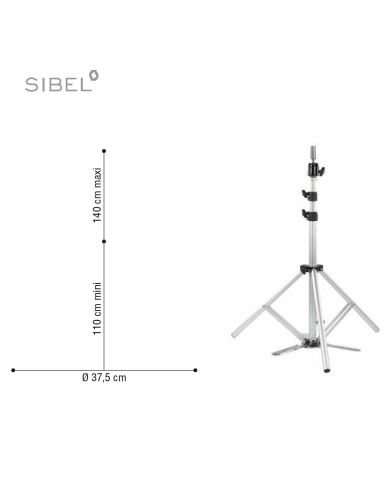 ALU-LITE TRIPODE REGOLABILE POGGIATESTINA
