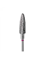 Punta Carbide Conica, Viola, diametro 5 mm - lunghezza punta 13 mm STALEKS