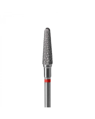 Punta Carbide Tronco, rosso, diametro 4 mm - lunghezza punta 13 mm STALEKS