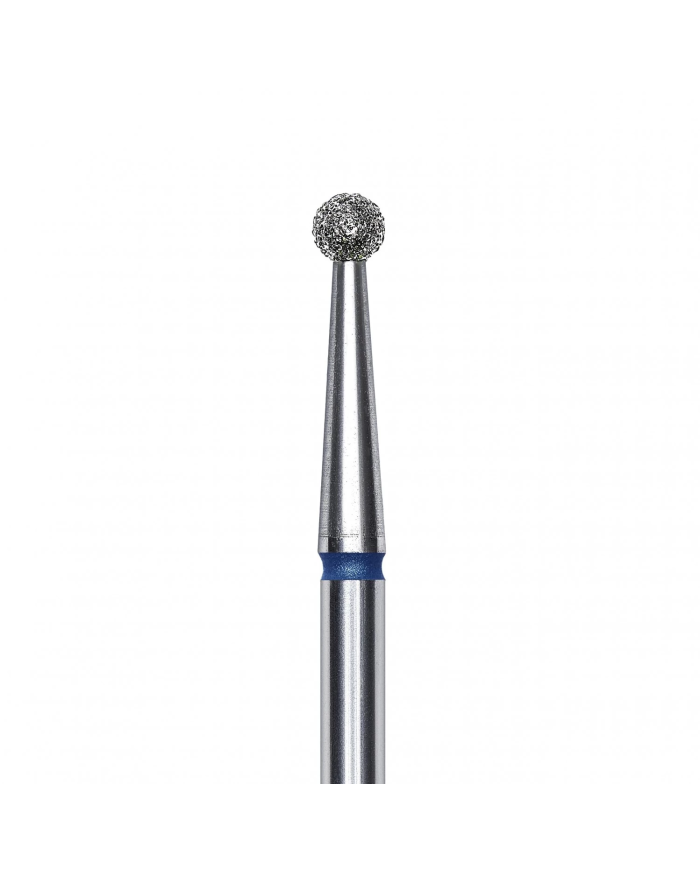 PUNTA DIAMANTATA A SFERA, BLU, DIAMETRO  2.5 MM
