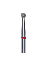 Punta diamantata a sfera, rosso, diametro punta 2.7 mm STALEKS