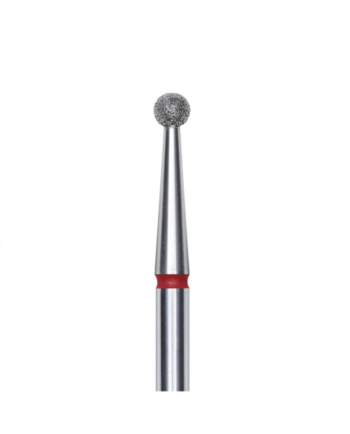 PUNTA DIAMANTATA A SFERA, ROSSO, PUNTA 2.5 MM