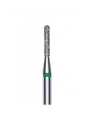 PUNTA DIAMANTATA CILINDRO TONDO, VERDE, DIM.1.4 MM