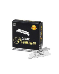 LAMA DERBY PREMIUM BLACK CNF 100 PZ MEZZE LAME SINGLE BLADE