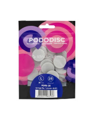 25 PEZZI DI DISCHI RICARICA PODODISC SPUGNA L 25MM