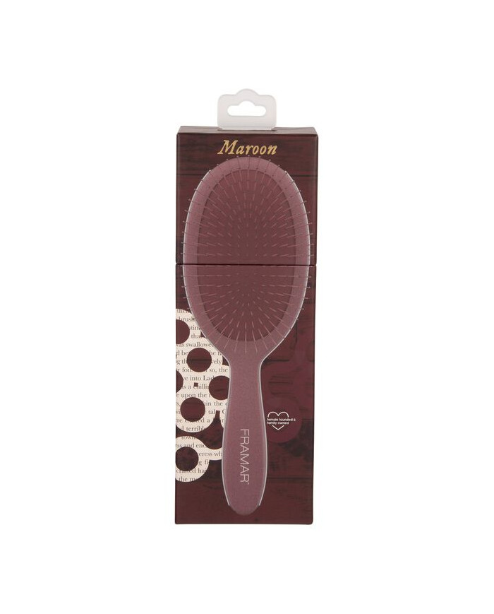 FRAMAR DETANGLE BRUSH DARK ACADEMIA MAHOGANY