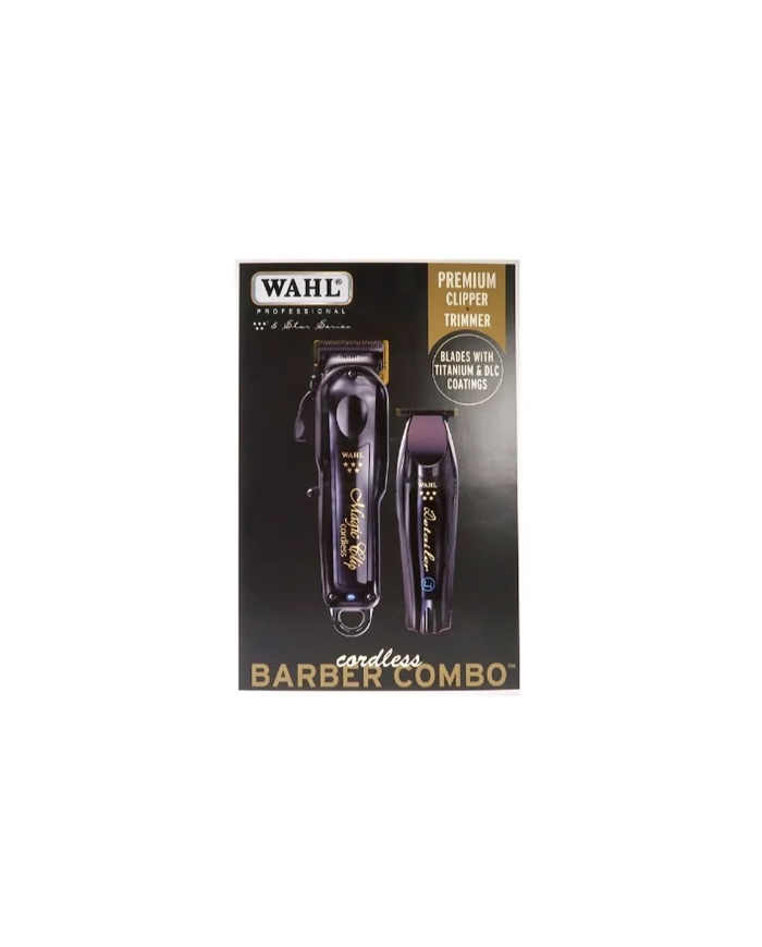WAHL CORDLESS BLACK BARBER COMBO