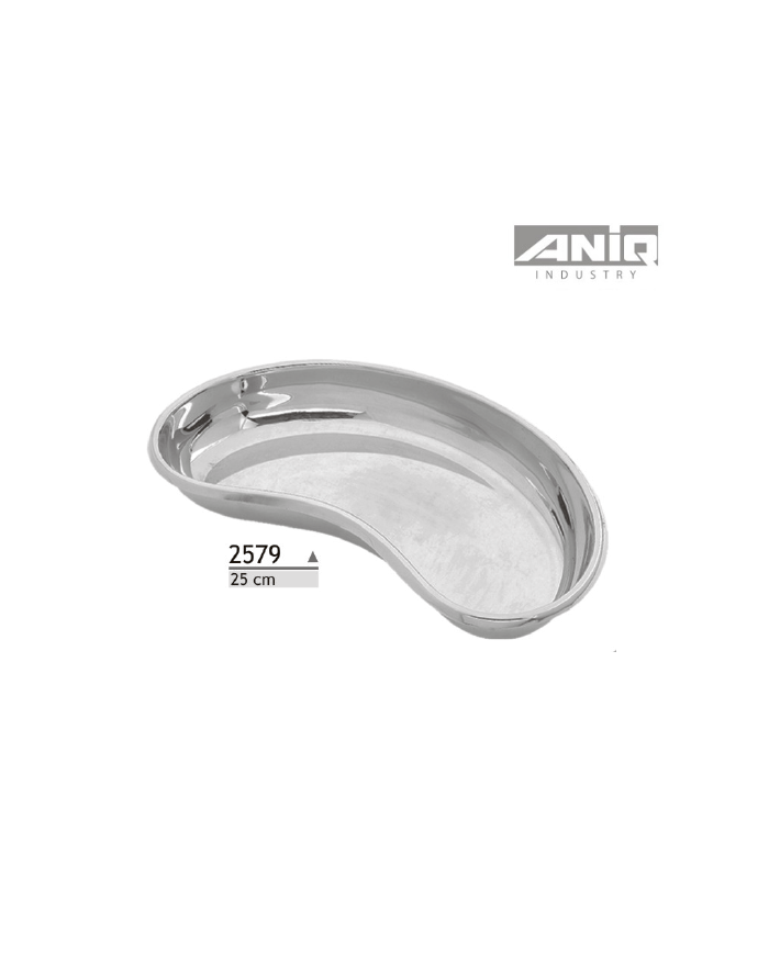 BACINELLA CURVA INOX 25 CM PER ATTREZZI