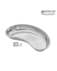 bacinella curva inox 25 cm per attrezzi