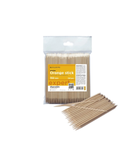 Bastoncino d'arancio STALEKS PRO per manicure, legno 150 mm (100 pz)