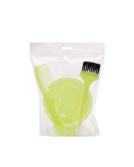 KIT COLORAZIONE PROFESSIONALE (CIOTOLA, PENNELLESSA, MISURINO, PETTINE)