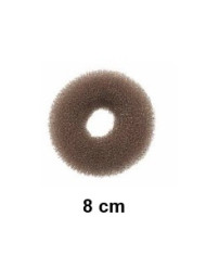 crespo anello chignon 8 cm colore castano sibel