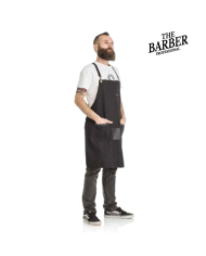 GREMBIULE BARBER HIDALGO CARBON NERO