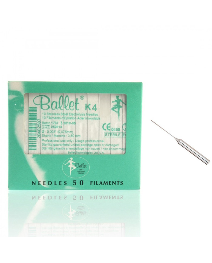 AGO MONOUSO BALLET INOX K4 SINGOLO ELETTRO EPIL