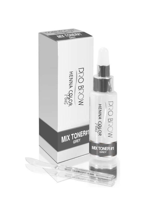 PROBROW HENNA COLOR MIX TONER #1 GREY