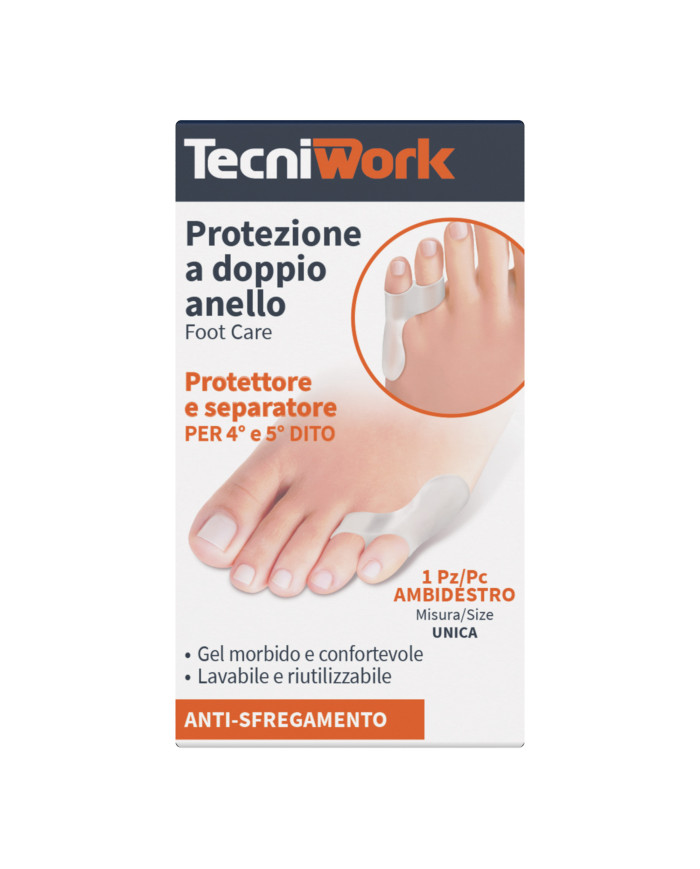 PROTEZIONE A DOPPIO ANELLO GEL 1PZ AMBIDESTRO