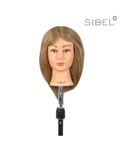 TESTINA ELOISE 35 CM CAPELLI UMANI - SIBEL