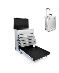 valigia alluminio trolley make up pro - labor