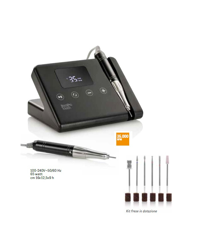 MICROMOTORE BLACK PRO TOUCH 35.000 RPM