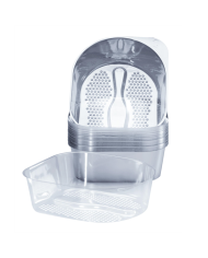 teli pedicure rigidi 100 pz per vaschetta sibel