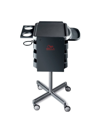 CARRELLO SERVICE CON ACCESSORI PER SALONI WELLA