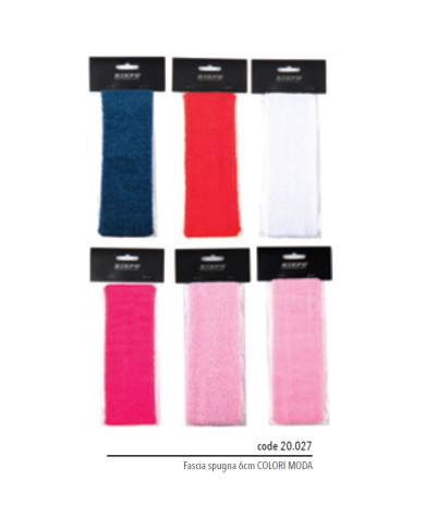 KIEPE FASCIA SPUGNA 6 CM COLORE MODA ( CNF 1 PZ )