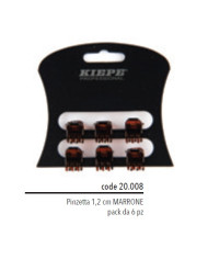 KIEPE PINZETTA 1,2 CM MARRONE ( CNF 6 PZ )