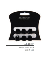 kiepe pinzetta 1-2 cm nera  cnf 6 pz 