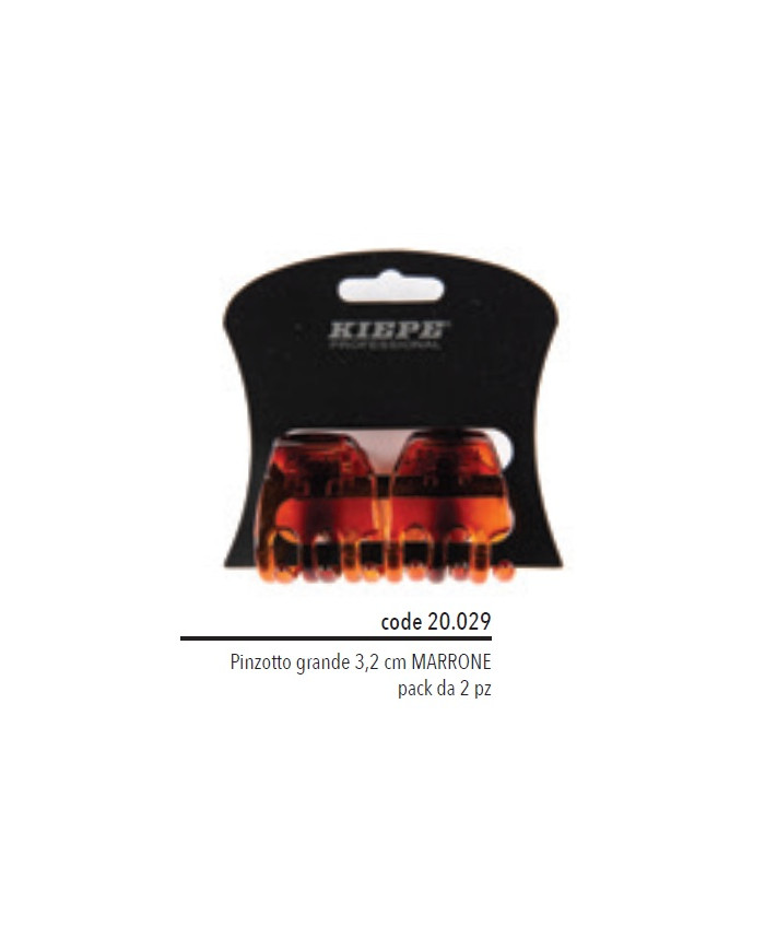 KIEPE PINZOTTO 3,2 CM MARRONE ( CNF 2 PZ )