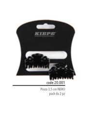 kiepe pinza 3-5 cm nera  cnf 2 pz 
