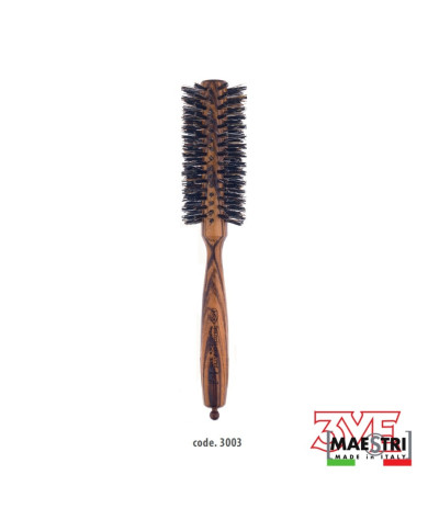 SPAZZOLA LEGNO ZEBRANO CINGH.RINF. DIAM. 42 MM