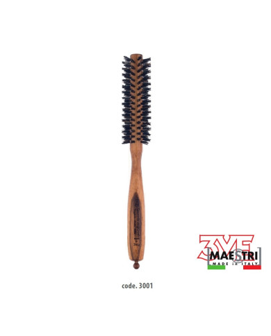 SPAZZOLA LEGNO ZEBRANO CINGH.RINF. DIAM. 30 MM
