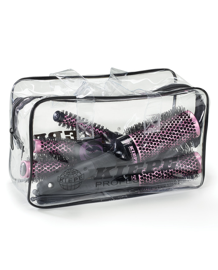 SET 5 SPAZZOLE TERMICHE PURE PINK 13-20-25-33-43MM