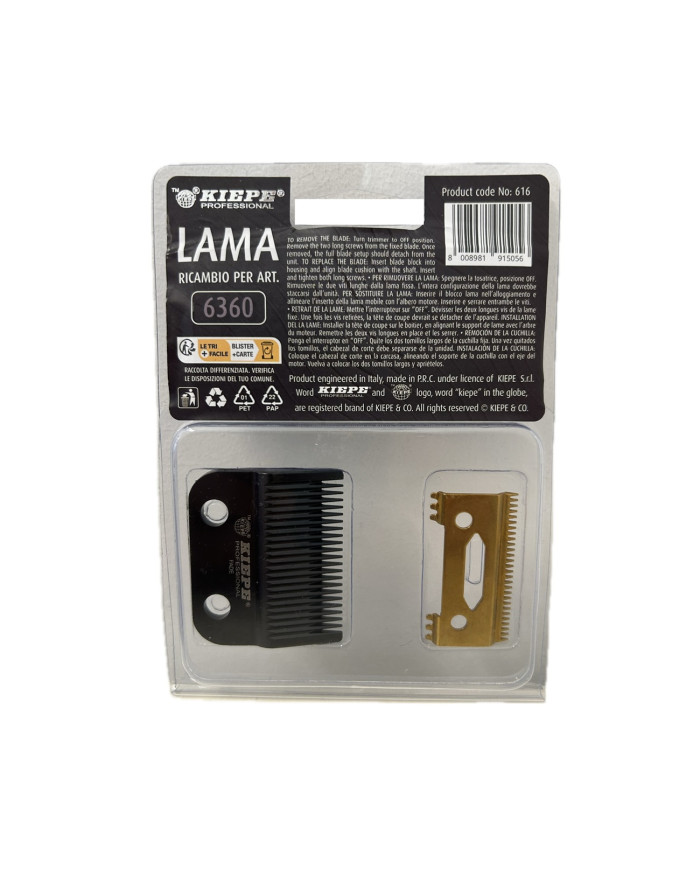 KIEPE LAME RICAMBIO TESTINA HEPIKE CLIPPER 6360