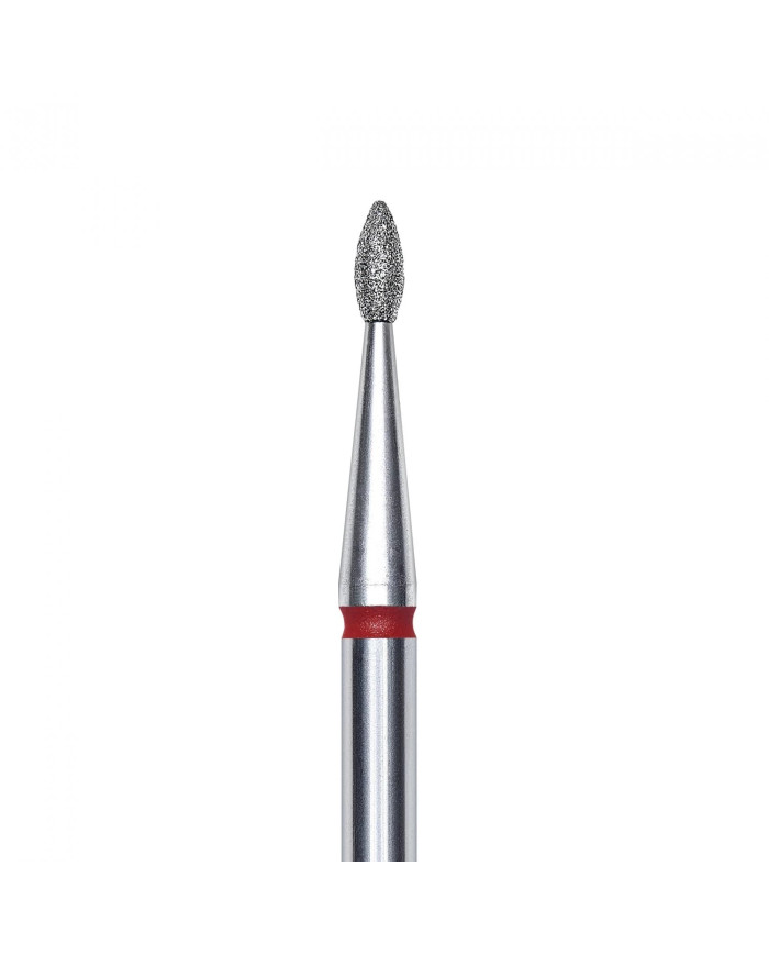PUNTA DIAMANTATA GOCCIA, ROSSO,DIAMETRO 1.6 MM