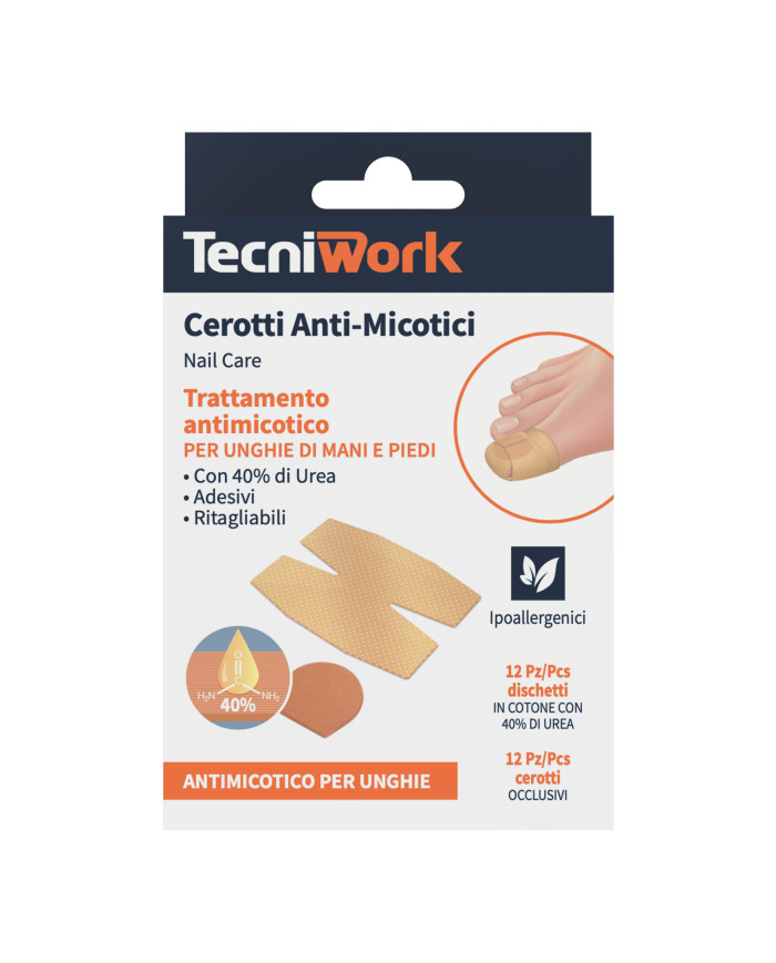 CEROTTI ANTI MICOTICI UNGHIE 12+12- TECNIWORK