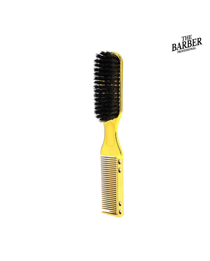 SPAZZOLINO E PETTINE BARBER GOLD