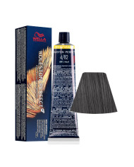 wella koleston perfect me 482  castano medio perla  matt